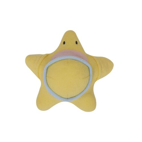 Peluche De Bain Moyenne/Grande Étoile De Mer - Jaune