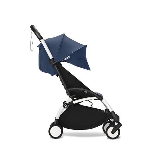 Poussette Stokke® Yoyo³ À Partir De 6 Mois - Cadre Blanc/Bleu Air France - Bleu Marine