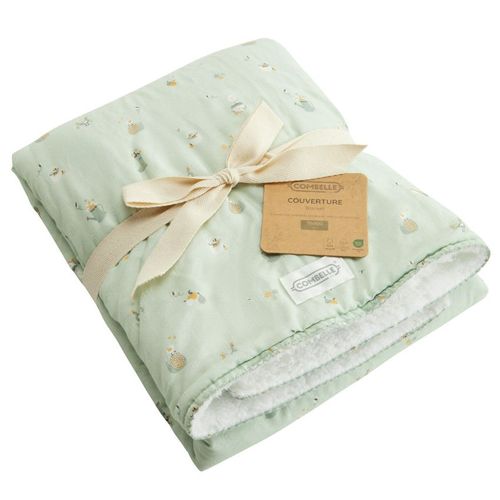 Couverture Réversible Bucolique Vert - Combelle