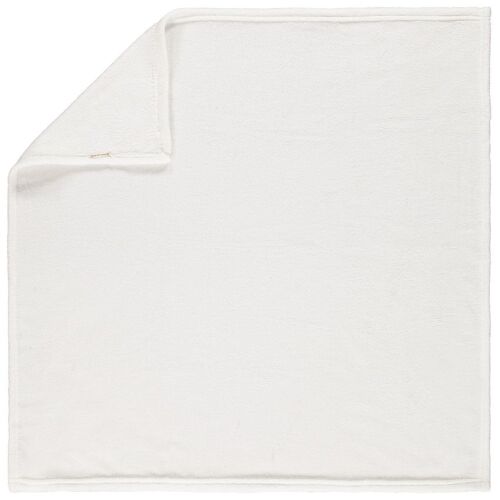 Couverture En Sherpa Unie 75 X 75 Cm - Ecru