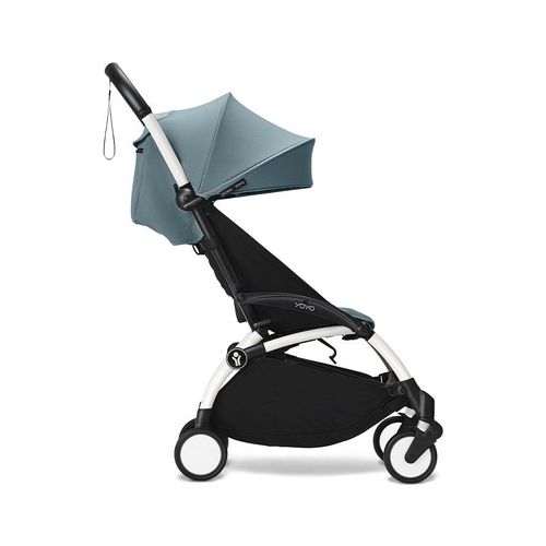Poussette Stokke® Yoyo³ À Partir De 6 Mois - Cadre Blanc/Aqua - Bleu