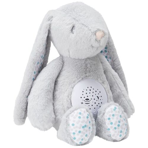 Peluche Veilleuse Musicale Célestin Avec Projecteur - Gris