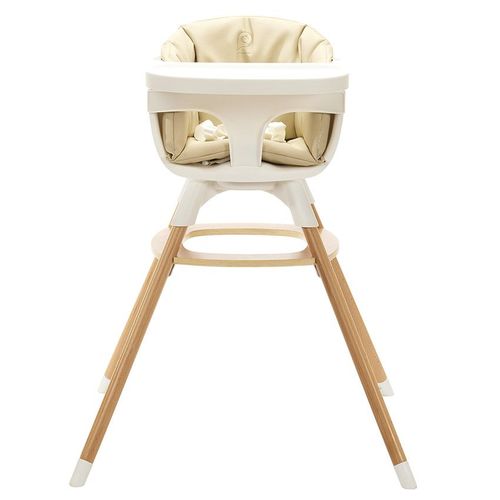 Chaise-Haute Évolutive En Bois 4 En 1 - Vaniya 2.0 - Blanc