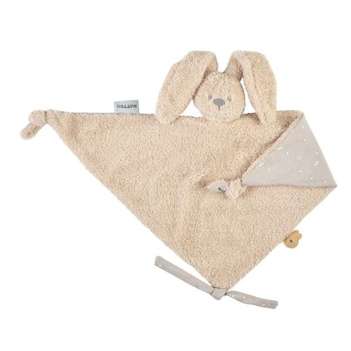 Doudou Maxi Lapin Lapidou Teddy Beige Phosphorescent - Beige