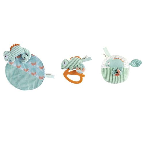 Coffret De Naissance Doudou Caméléon My Sweet - Bleu Ciel