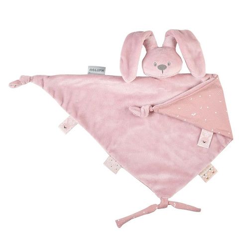 Doudou Maxi Lapin Lapidou Rose À Motif Phosphorescent - Rose