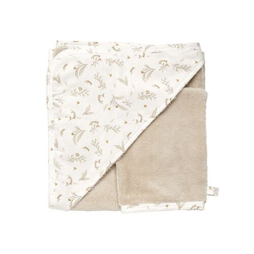 Set De Bain Cape 70 X 70 Cm + Gant Daydream - Beige