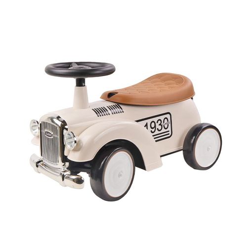 Porteur Sonore Rétro Vintage Blanc - Ecru