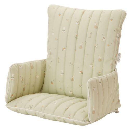 Coussin De Chaise Haute Imperméable Promenade Bucolique Vert - Vert