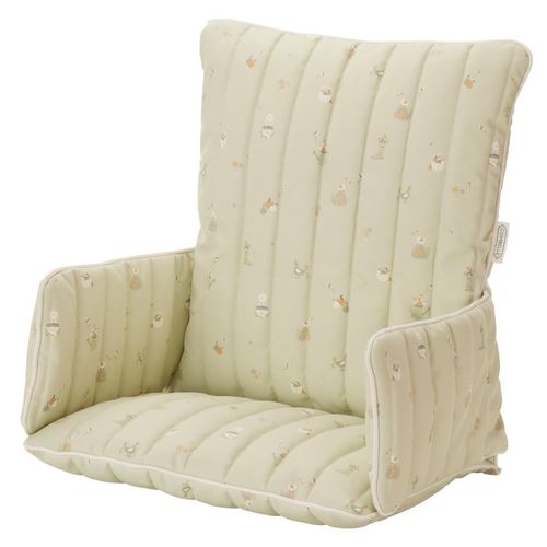 Coussin De Chaise Haute Imperméable Promenade Bucolique Vert - Vert