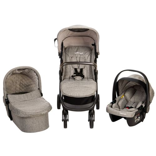 Poussette Trio Triade Avec Siège-Auto Et Nacelle Gris - Gris