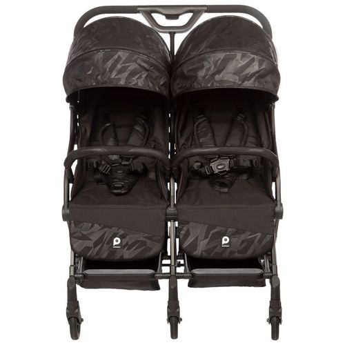 Poussette Double Premium Aria Twin - Noir - Noir