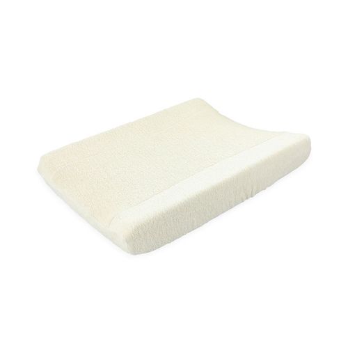 Housse Pour Matelas À Langer 70 X 45 Cm Teddy Almond - Ecru