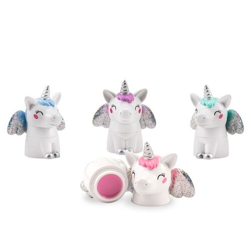 Gloss À Lèvres Parfumé Flying Unicorn (Modèle Aléatoire) - Blanc