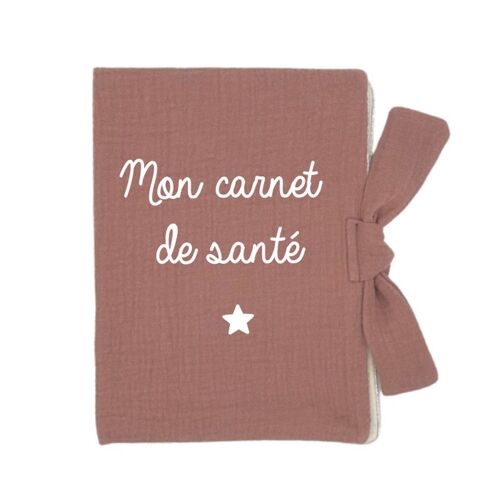 Protège Carnet De Santé "Mon Carnet De Santé" - Vieux Rose - Vieux Rose