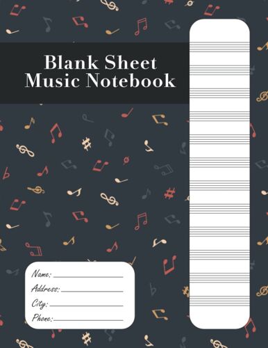 Blank Sheet Music Notebook: Blank Sheet Music Notebook - Vol 194