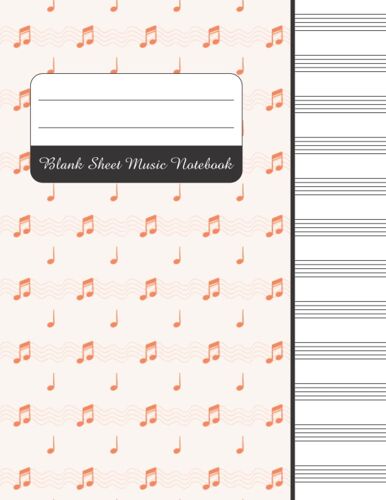 Blank Sheet Music Notebook: Blank Sheet Music Notebook - Vol 271