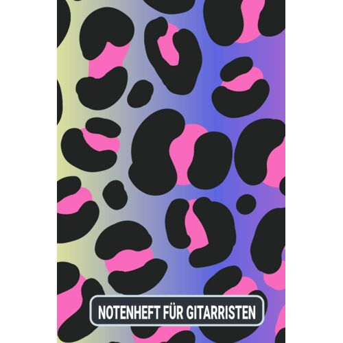 Notenheft Fuer Gitarristen: Din A5 Quer Fuer Anfaenger Und Fortgeschrittene / Blanko Notenblock / Leere Notenzeilen / Notensystem / Fuer Die Schule / Komponist / Mit Tabulatur Und Akkorden / Schlange