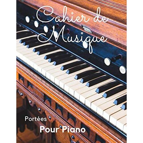 Cahier De Musique: Papier Manuscrit 13 Grosse Portées | 100 Pages Pour Débutant | Taille: 21.59 X 27.94 Cm (8.5 X 11 In)