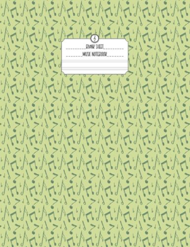 Blank Sheet Music Notebook: Music Manuscript Paper Notebook | 120 Pages | Perfect For Piano, Violin, Guitar, Banjo, And Other Musical Instruments | Vol.77