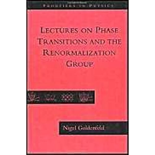 Lectures On Phase Transitions And The Renormalization Group