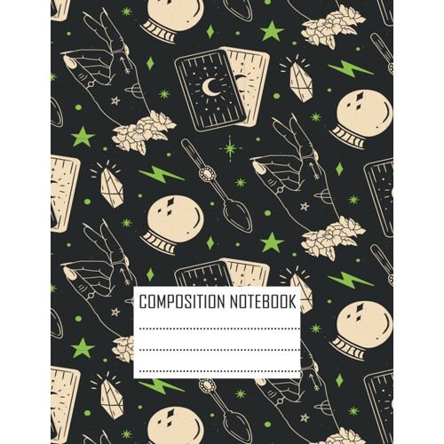 Composition Notebook:: Halloween Print ,Five Star Customizable Interactive Composition Book, College Ruled