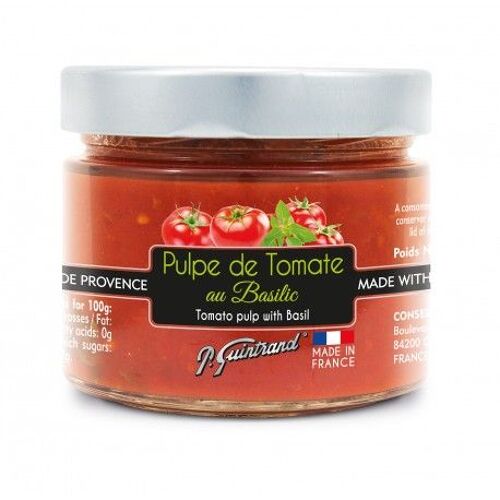 Pulpe De Tomate Au Basilic, 314ml