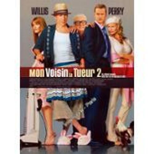 Mon Voisin Le Tueur 2 - Bruce Willis - Matthew Perry - Howard Deutch - Affiche De Cinéma Pliée 60x40 Cm 