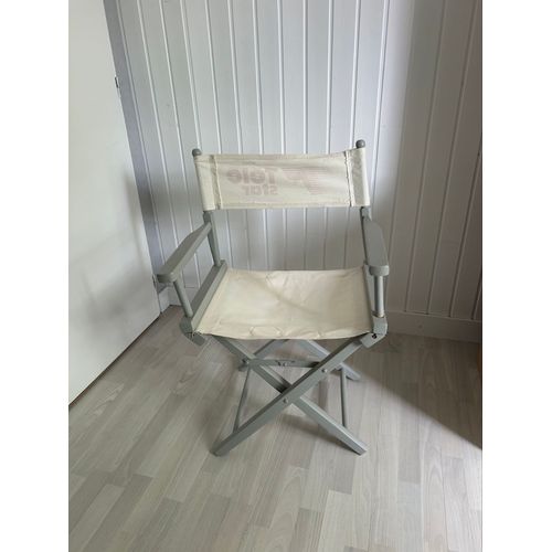 Chaise Metteur En Scène Vintage ¿Télé Star¿ ¿ Collector Et Fonctionnelle