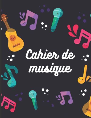 Cahier De Musique : Carnet De Partitions - 10 Portées Par Page - Grand Format A4 - Papier Haute Qualité: + 10 Fiches Projet Pour Noter Ses Idées Pendant Son Processus Créatif I Pour Musicien Débutants