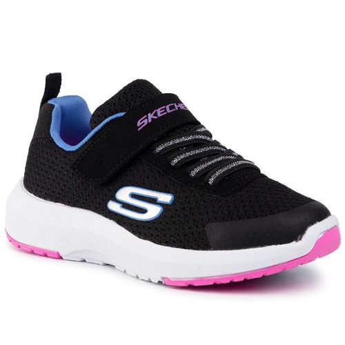 Skechers Dyna Tread Enfant Chaussures De Sport Baskets Basses Fermeture Velcro-Noir-30