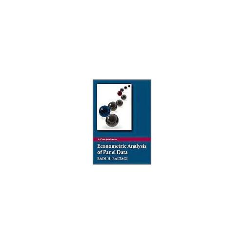 A Companion To Econometric Analysis Of Panel Data