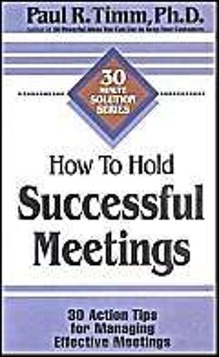 How To Hold Successful Meetings