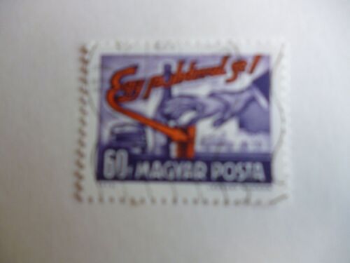 Timbre " Magyar Posta 1973 :Pas D'alcool Au Volant".