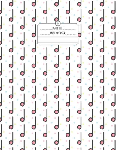 Blank Sheet Music Notebook: Music Manuscript Paper Notebook | 120 Pages | Perfect For Piano, Violin, Guitar, Banjo, And Other Musical Instruments | Vol.38