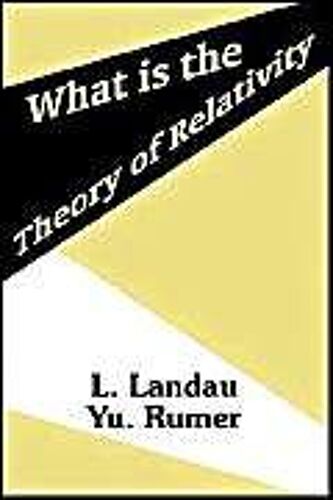 What Is The Theory Of Relativity