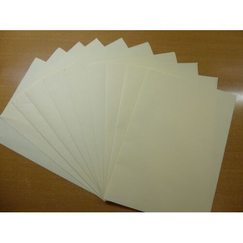 Lot De 10 Sous-Chemises Coloris Jaune Clair En Papier