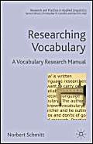 Researching Vocabulary