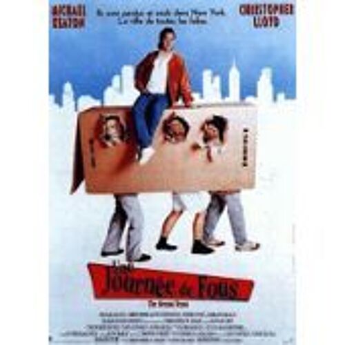 Une Journée De Fous - The Dream Team - Michael Keaton - Howard Zieff - Hristopher Lloyd - Affiche De Cinéma Pliée 120x160 Cm
