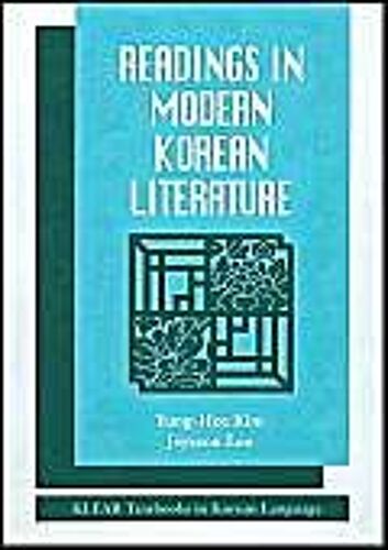 Readings In Modern Korean Literature