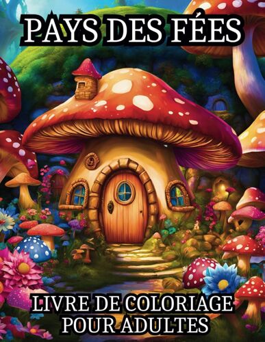 Pays Des Fées Livre De Coloriage Pour Adultes: 50 Modèles De Fées Enchantées, De Châteaux Fantastiques Et De Maisons Magiques Pour Soulager Le Stress, La Pleine Conscience Et La Relaxation Créative Po