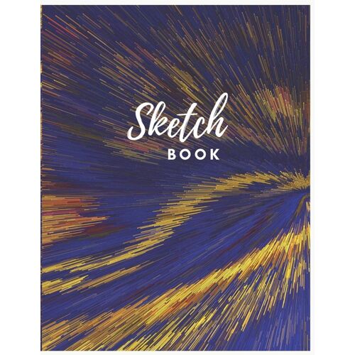 Sketch Book: Abstract Blue Sketch Books For Drawing : Sketchbook Journal : Large Notebook For Drawing, Creative Doodling Or Sketching : Sketchbook, Workbook, Art Paper : Sketchbooks & Notebooks, Perso