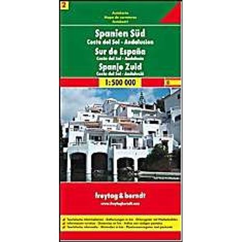 Carte Routire Espagne Sud 1/500000