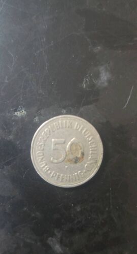 Pièce Bundesrepublik Deutschland 50 Pfenning  Extrêmement Fine