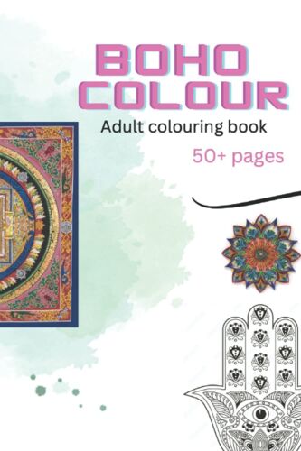 Boho Colour: Adult Colouring Book