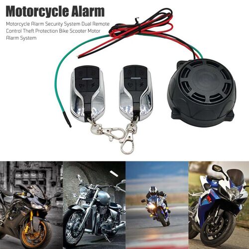 Système D'alarme De Sécurité Pour Moto, Double Télécommande, Protection Contre Le Vol, Vélo, Scooter, Nouveau