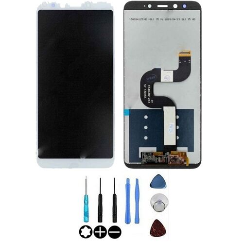 Ecran Lcd & Vitre Tactile Blanc Assemblés Sans Châssis Pour Xiaomi Mi A2
