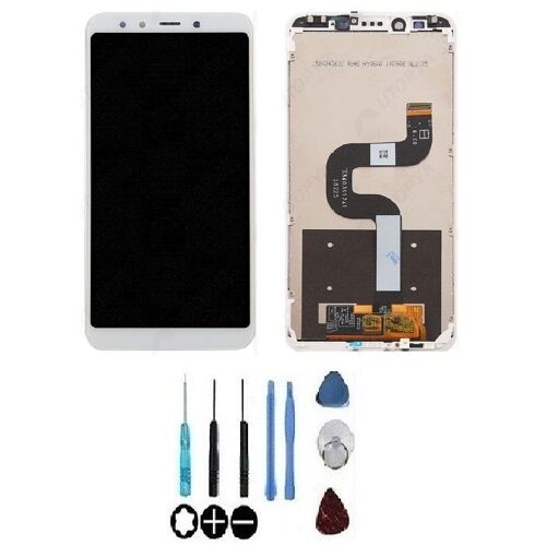 Ecran Lcd & Vitre Tactile Blanc Assemblés Sur Châssis Pour Xiaomi Mi A2