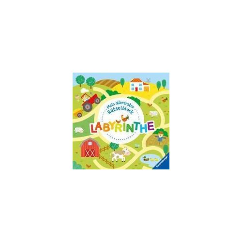 Ravensburger Mein Allererster Rätselblock - Labyrinthe - Rätselblock Für Kinder Ab 3 Jahren