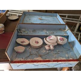 Ancienne Dinette En Fer Norden Pour Enfant - Jeu D'imitation Vintage